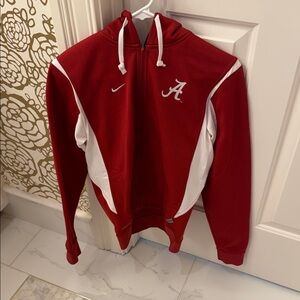 Nike Crimson and White Alabama Zip Up Hoodie
